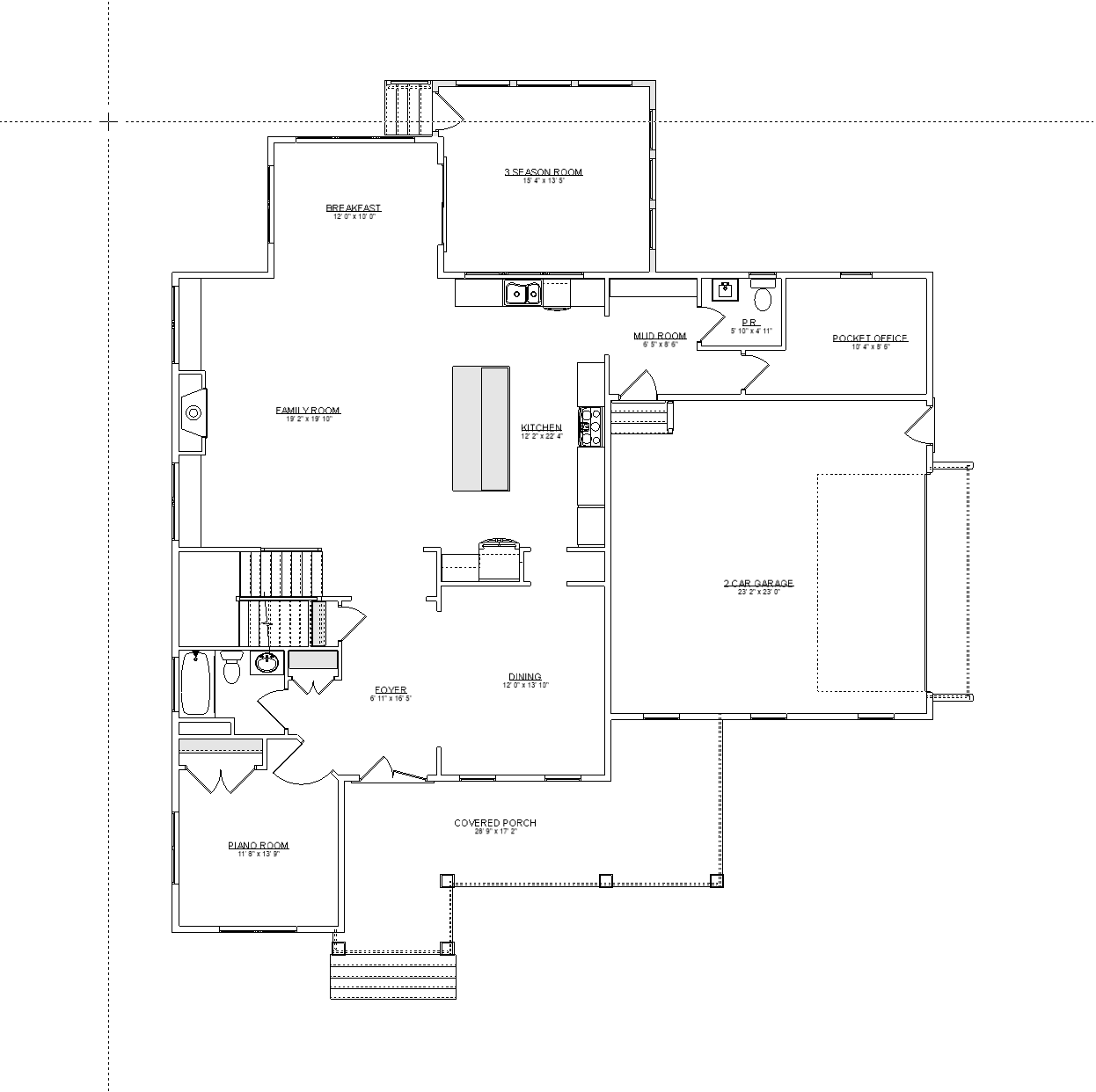 Main Level floor plan