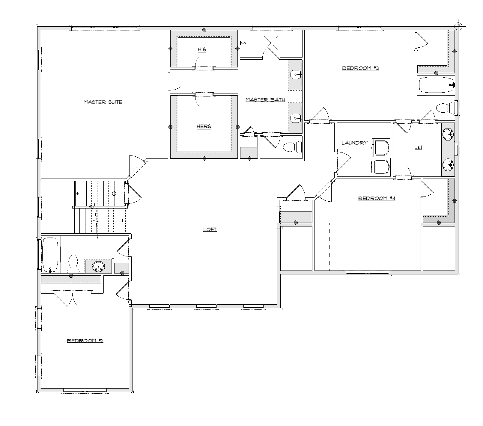 Second Level floor plan